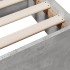 Cama con cajones madera ingeniería gris hormigón 160x200