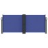 Toldo lateral retráctil azul 100x600