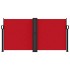 Toldo lateral retráctil rojo 120x1000