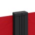 Toldo lateral retráctil rojo 120x1000