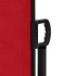 Toldo lateral retráctil rojo 120x1000