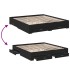 Estructura cama con cajones madera ingeniería negra 180x200