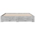 Cama con cajones madera ingeniería gris hormigón 180x200