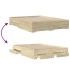 Cama con cajones madera ingeniería roble Sonoma 150x200