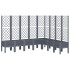 Jardinera con enrejado PP azul gris 200x160x142