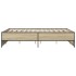 Estructura cama madera ingeniería metal roble Sonoma 120x190