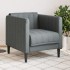 Sillón de tela gris