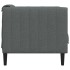 Sillón de tela gris