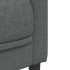Sillón de tela gris