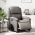 Sillón reclinable eléctrico de cuero auténtico