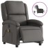 Sillón reclinable eléctrico de cuero auténtico