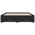 Cama con cajones madera de ingeniería negro 140x200