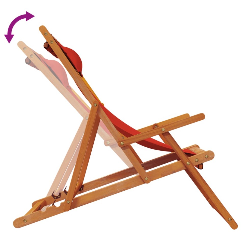 Sillas de playa plegables 2 unidades tela