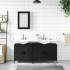 Juego de muebles de baño 3 pzas madera contrachapada