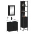 Juego de muebles de baño 3 pzas madera contrachapada