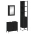Juego de muebles de baño 3 pzas madera contrachapada
