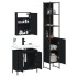 Juego de muebles de baño 3 pzas madera contrachapada