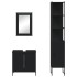 Juego de muebles de baño 3 pzas madera contrachapada
