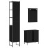 Juego de muebles de baño 3 pzas madera contrachapada