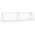 Jaula para gallinas acero galvanizado plateado 400x105x91