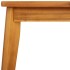 Set de muebles para jardín 3 piezas con cojines madera