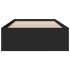 Cama con cajones madera de ingeniería negro 90x190