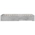 Cama con cajones madera ingeniería gris hormigón 100x200