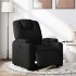 Sillón reclinable eléctrico de tela