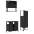 Juego de muebles de baño 3 pzas madera contrachapada