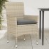 Sillones de jardín con cojines 2 uds ratán sintético