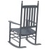 Mecedoras con asiento curvo 2 uds madera álamo maciza