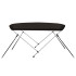 Toldo bimini de 2 arcos negro 180x150x110
