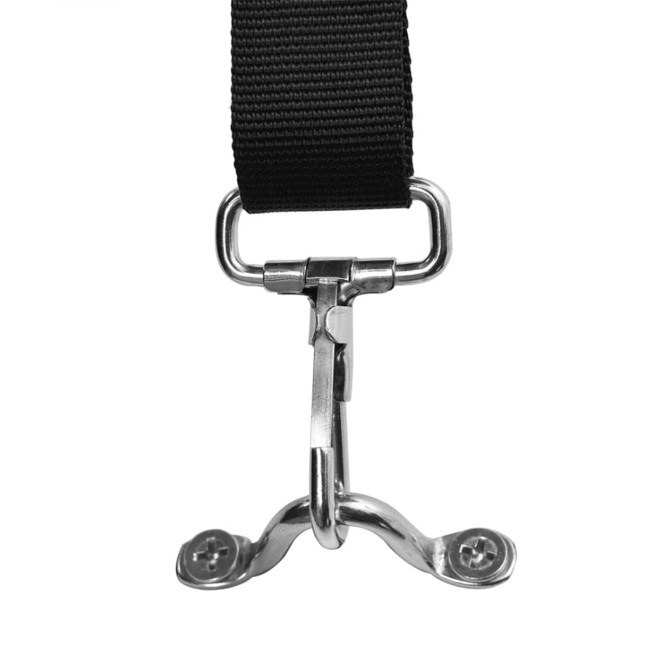 Toldo bimini de 3 arcos negro 183x196x137