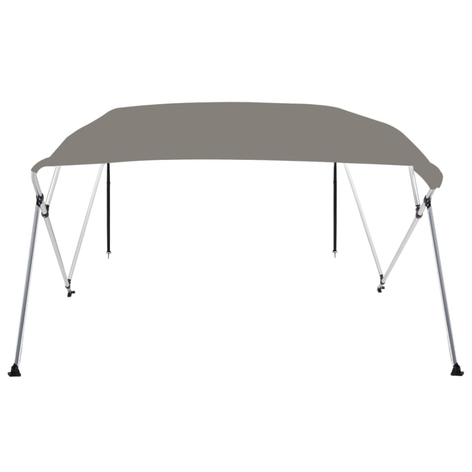 Toldo bimini de 4 arcos gris 243x196x137