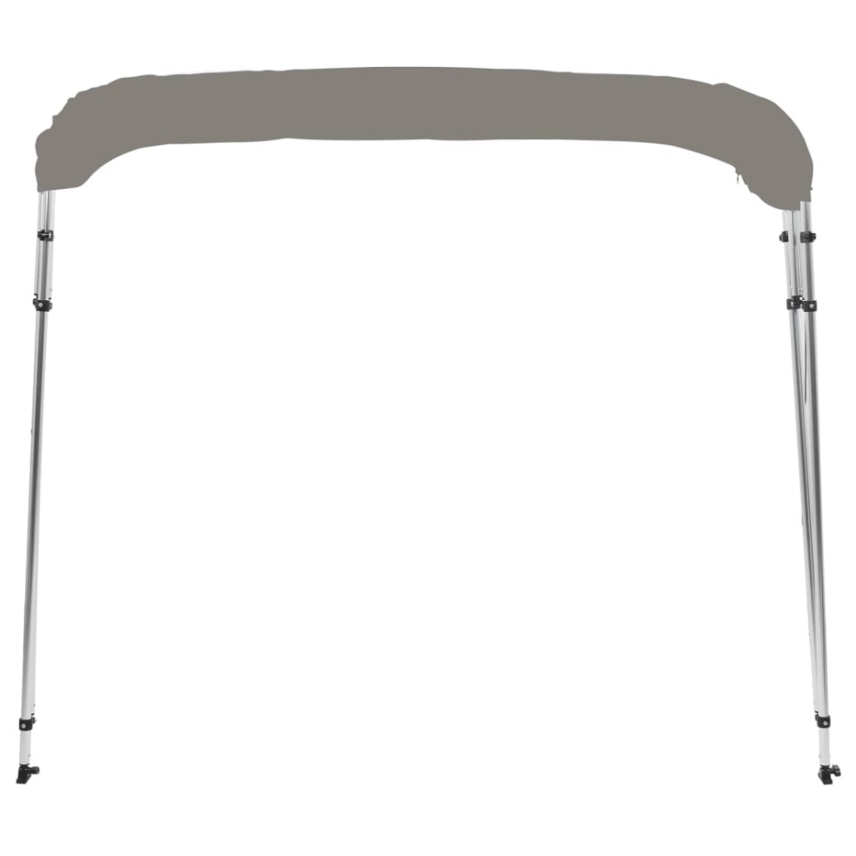 Toldo bimini de 4 arcos gris 243x196x137
