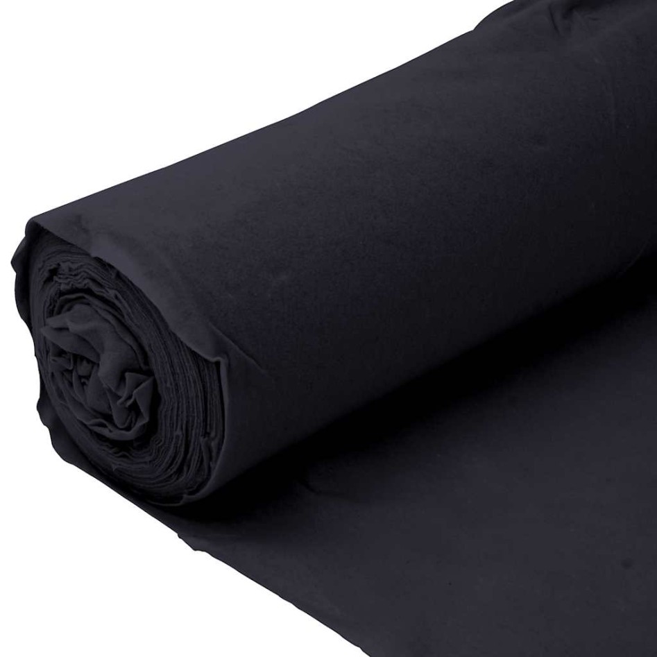 Membrana geotextil fibra de poliéster negro 1x150