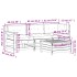 Set muebles jardín 4 pzas con cojines madera maciza pino