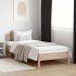 Estructura de cama sin colchón madera maciza de pino 90x200