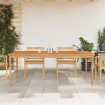 Mesa Batavia madera maciza de teca 200x100x75 cm