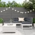 Set muebles jardín 5 pzas con cojines madera maciza pino