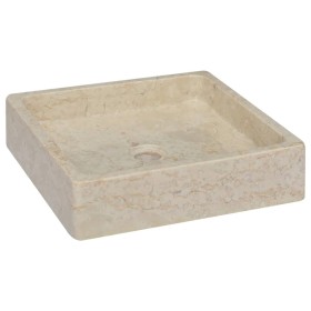Lavabo crema mármol 40x40x10