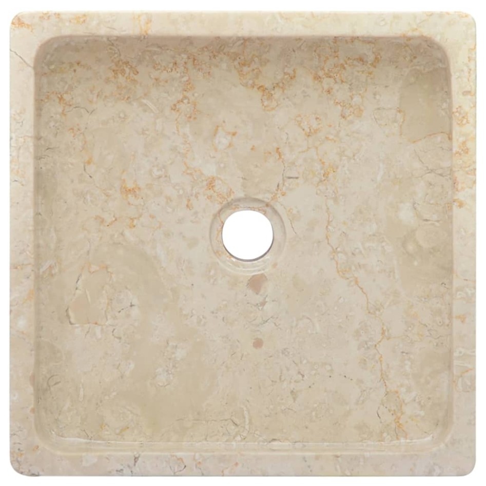 Lavabo crema mármol 40x40x10