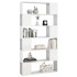 Estantería divisor de espacios blanco brillo 100x24x188