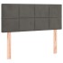 Cama box spring con colchón terciopelo gris oscuro 120x190