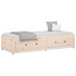 Sofá cama de madera maciza de pino 75x190