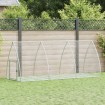 Conejera acero galvanizado plateado 300x105x120 cm