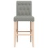 Taburetes altos 2 uds madera maciza de caucho y