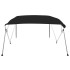 Toldo bimini de 4 arcos gris 243x244x137