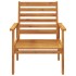 Juego de muebles de jardín 5 pzas madera maciza de