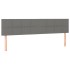 Estructura de cama sin colchón tela gris oscuro 120x190